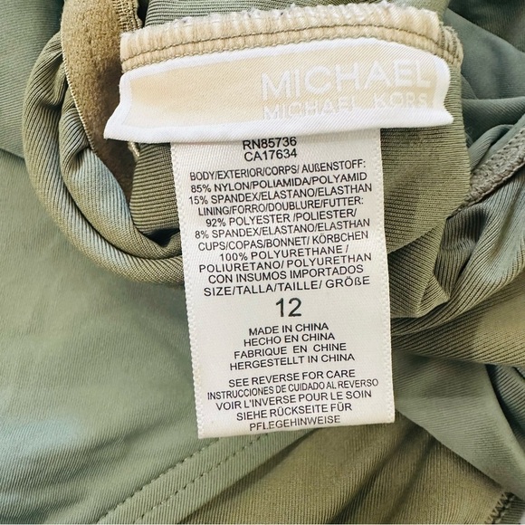 MICHAEL Michael Kors Olive Swimsuit - Picture 3 of 3